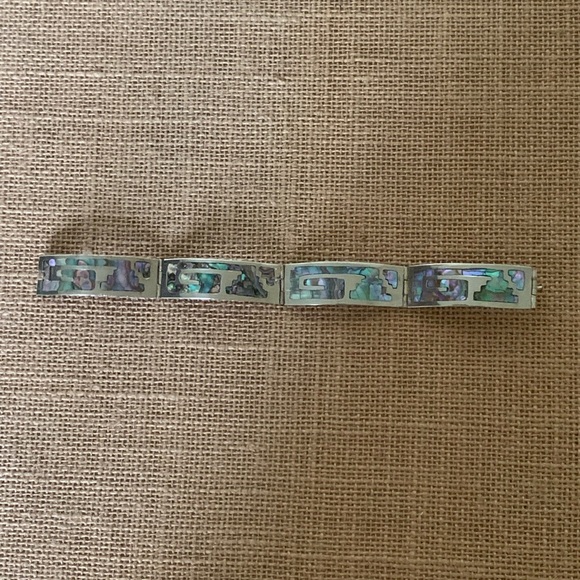 VINTAGE MEXICO STERLING SILVER BRACELET - Picture 3 of 16